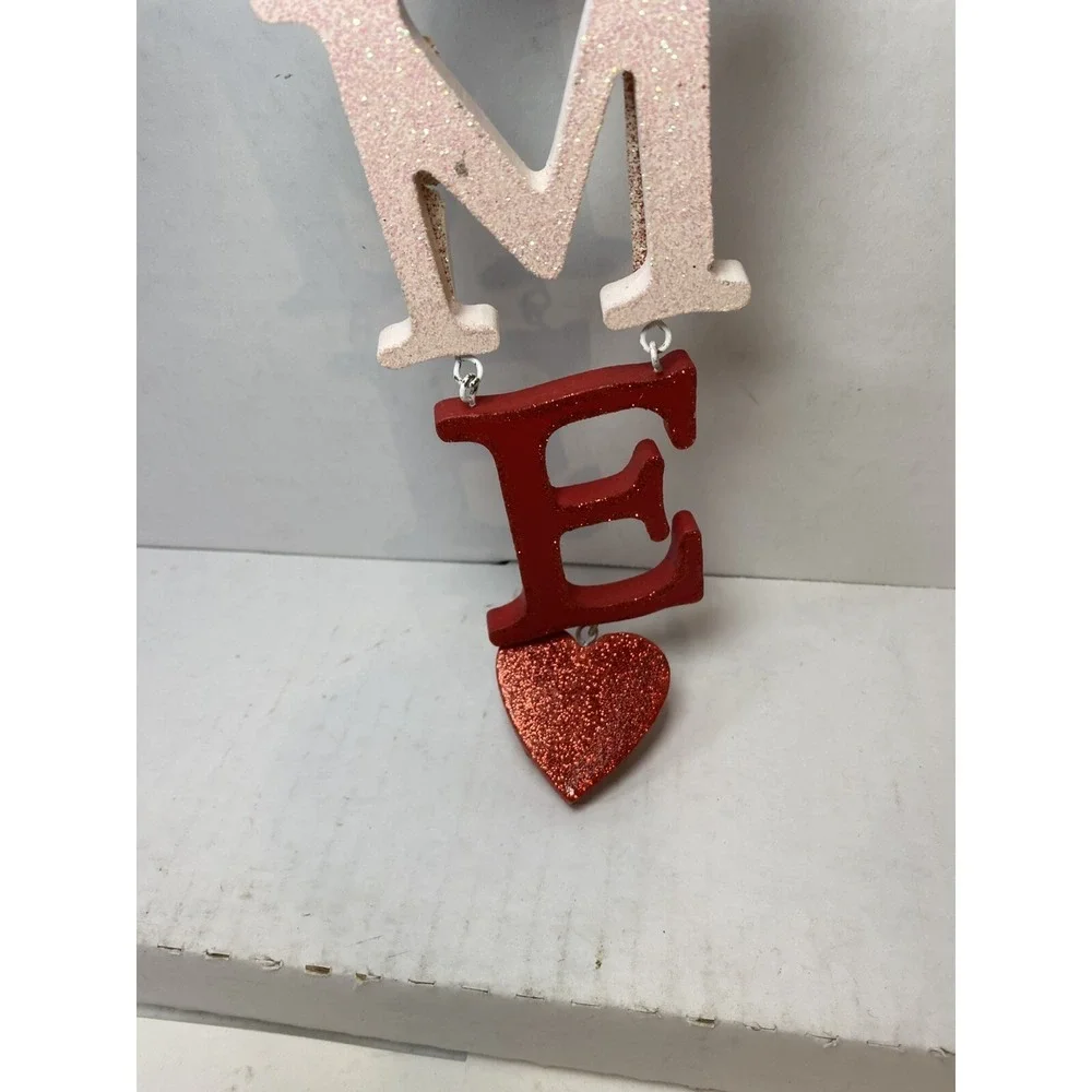 VALENTINE'S DAY HEARTS HANGER Door Wall Art SIGN Hanging Plaque Welcome‎